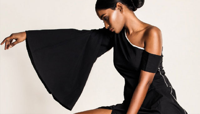 Woman posing